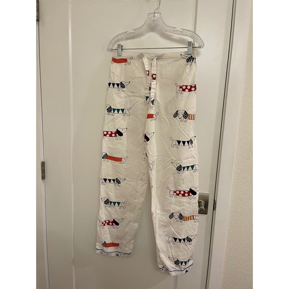 Wiener Dog Pajama Pants Loungewear Eclectic Grandpacore Retro